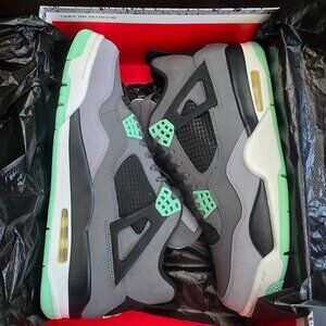 Jordan 4 Retro Green Glow Men's Size 10